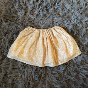 Gold Toddler Skirt